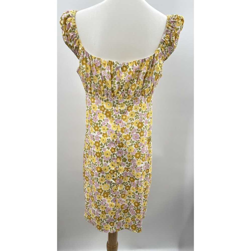 WAYF Floral Print Puff Sleeve Minidress, Size sma… - image 3