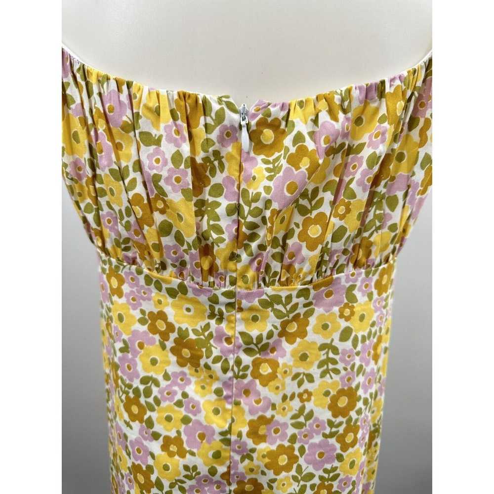 WAYF Floral Print Puff Sleeve Minidress, Size sma… - image 4