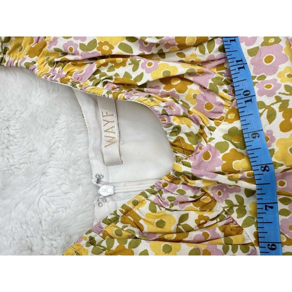 WAYF Floral Print Puff Sleeve Minidress, Size sma… - image 5