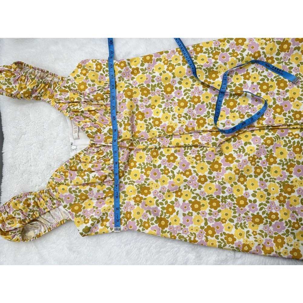 WAYF Floral Print Puff Sleeve Minidress, Size sma… - image 6
