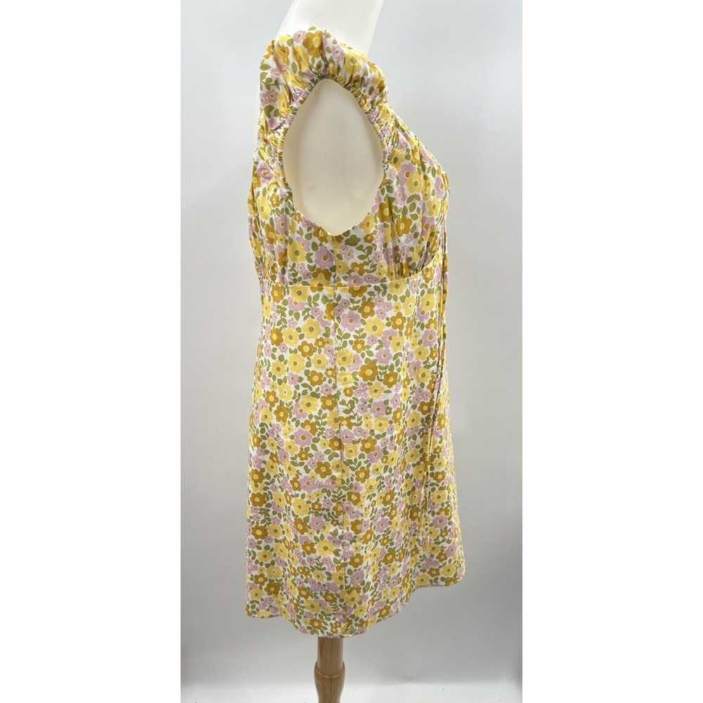 WAYF Floral Print Puff Sleeve Minidress, Size sma… - image 7