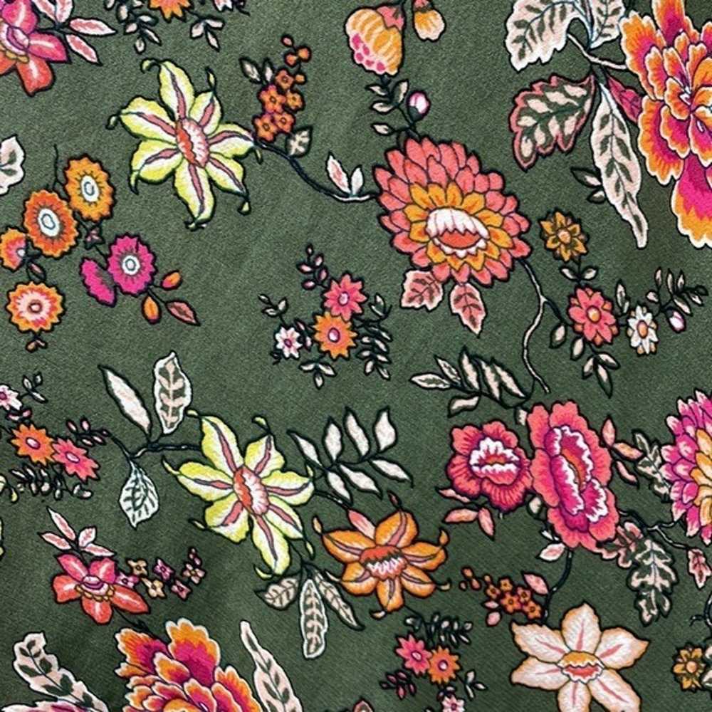 Ann Taylor LOFT Floral Blouson Short Sleeve A-Lin… - image 12