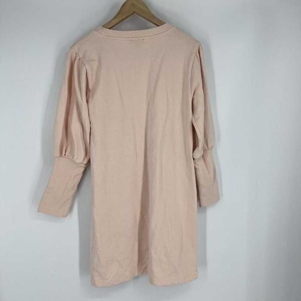 J Crew Sweatshirt Dress Size Small Womens Pink Or… - image 5