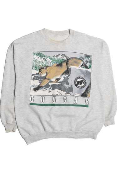 Vintage "Cougar" National Wildlife Federation Swea