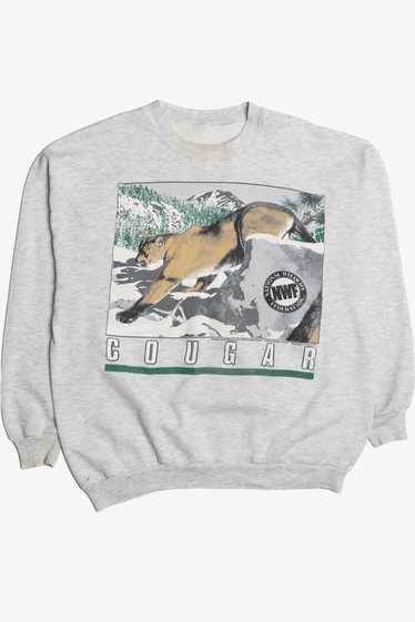 Vintage "Cougar" National Wildlife Federation Swea