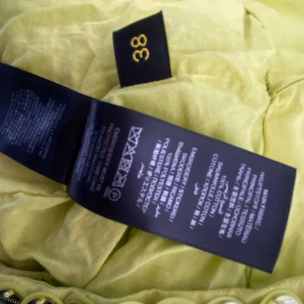 Product Details Dundas Lime Sequin Georgette Trou… - image 5