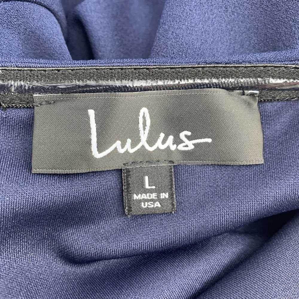 Lulus Large Power of Love Pants Jumpsuit Navy Blu… - image 7