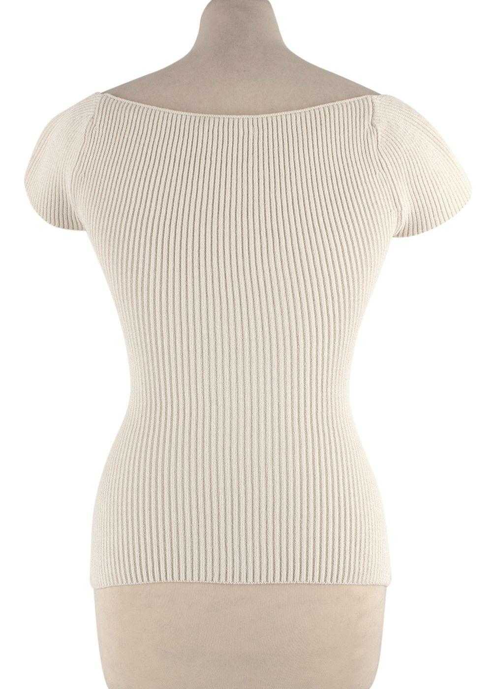 Managed by hewi Khaite Ribbed White Ista Top - image 3