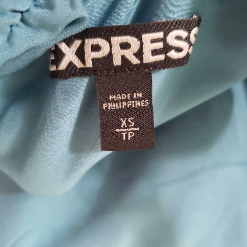 NWOT Express Tank Maxi Dress Jewel Tones Sheer Ov… - image 7