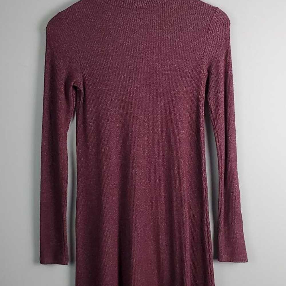 American Eagle Outfitters Burgundy Plush Cutout D… - image 6
