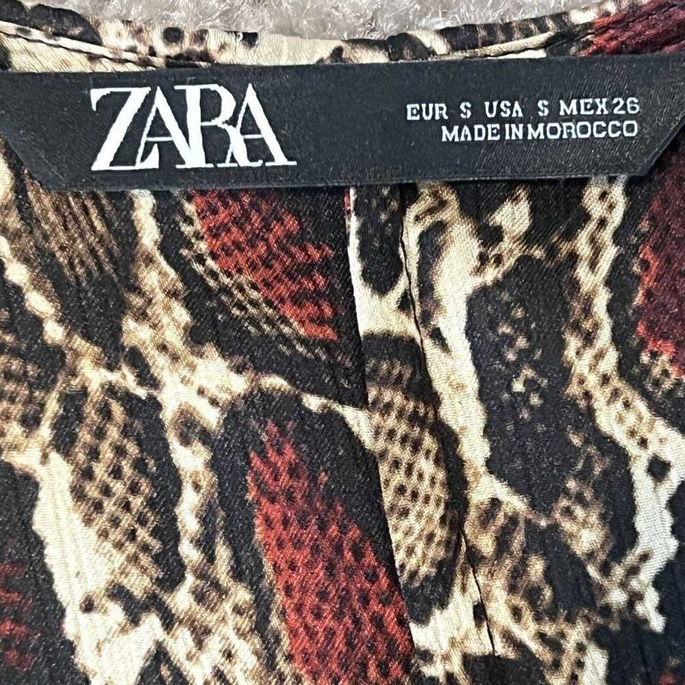 Zara Women’s Button Front Long Sleeve Dress Tunic… - image 12