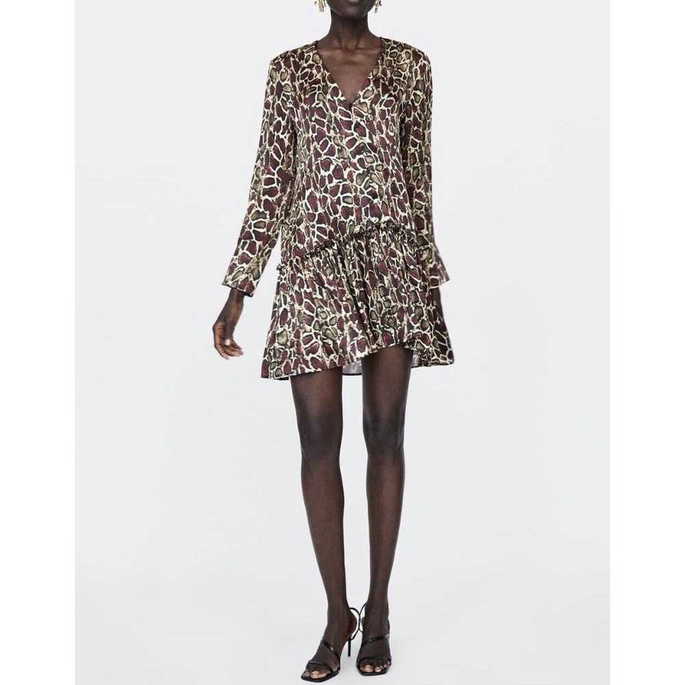 Zara Women’s Button Front Long Sleeve Dress Tunic… - image 1
