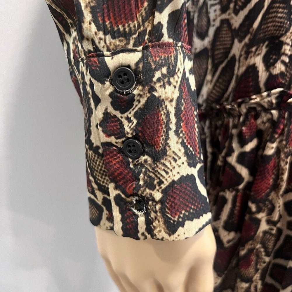 Zara Women’s Button Front Long Sleeve Dress Tunic… - image 8