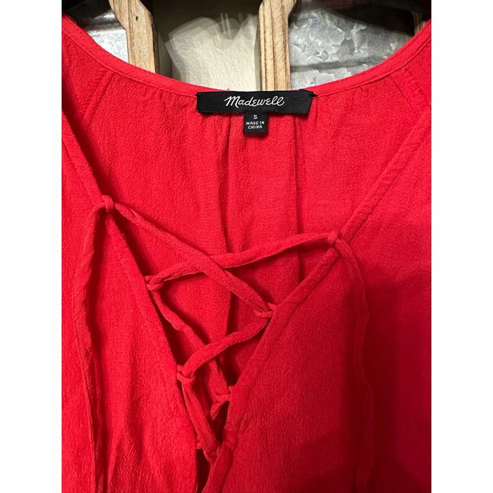 Madewell Size Small Red Mini Dress - image 2