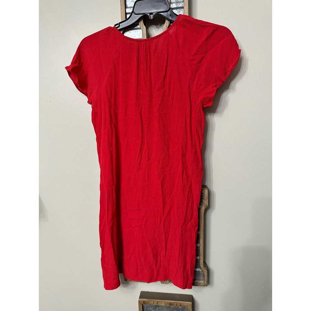 Madewell Size Small Red Mini Dress - image 3