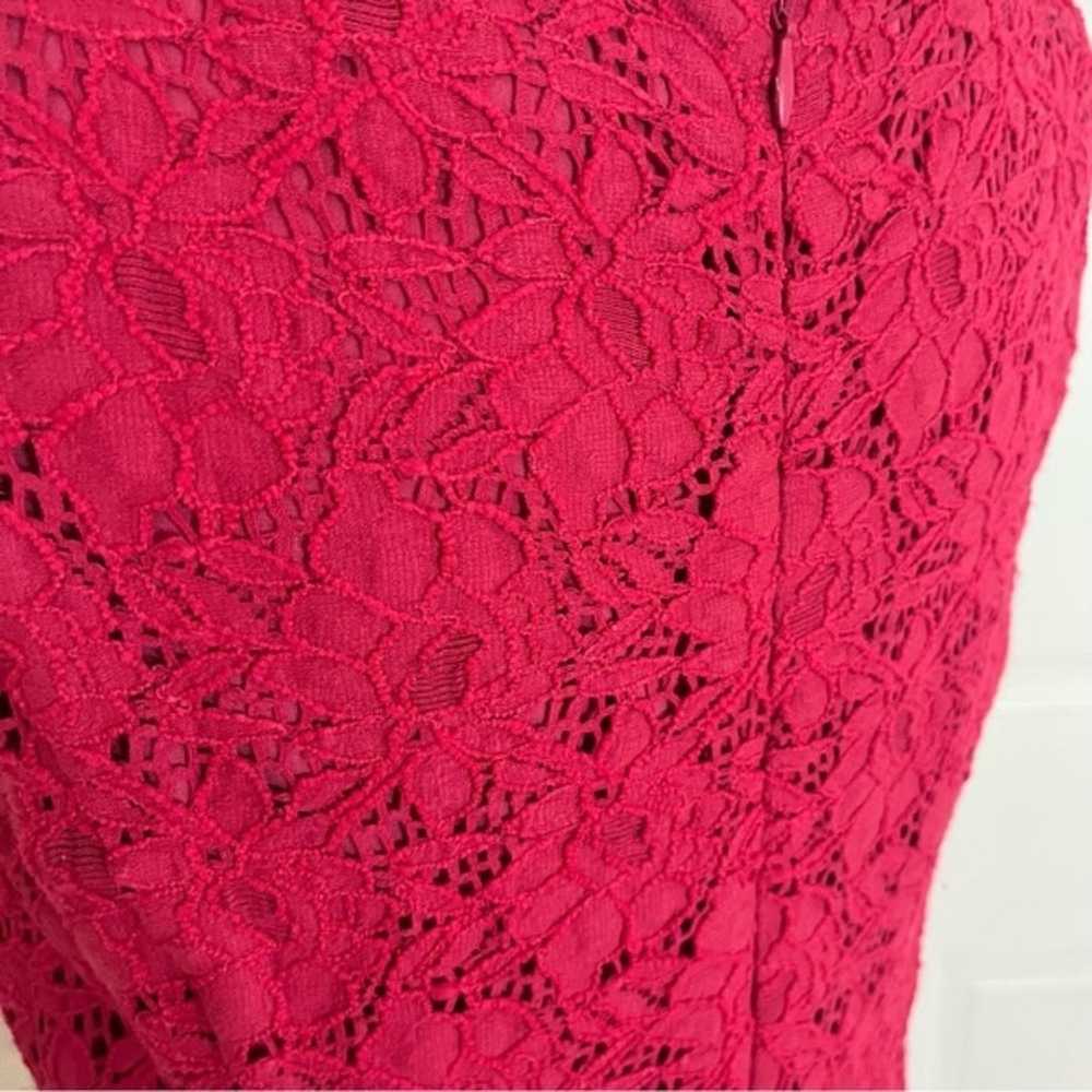 Lauren Ralph Lauren Pink Crochet Lace Dress - image 4
