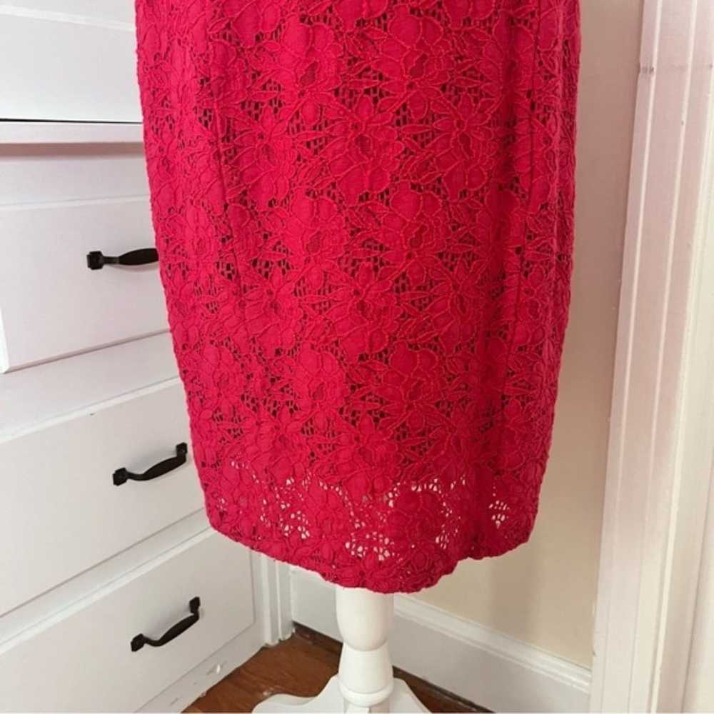 Lauren Ralph Lauren Pink Crochet Lace Dress - image 8