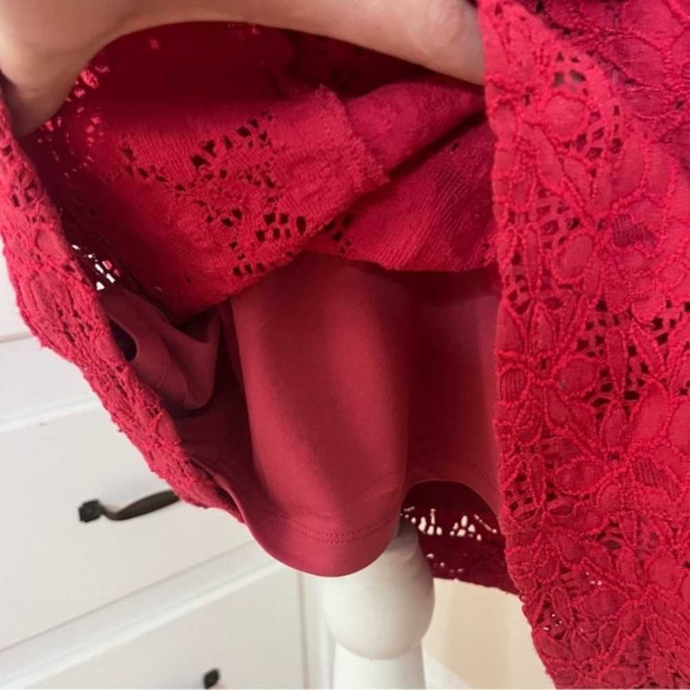 Lauren Ralph Lauren Pink Crochet Lace Dress - image 9