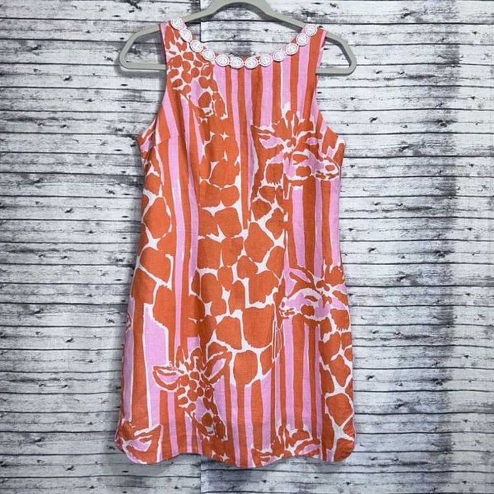 Lilly Pulitzer for Target Linen Shift Dress Giraf… - image 10