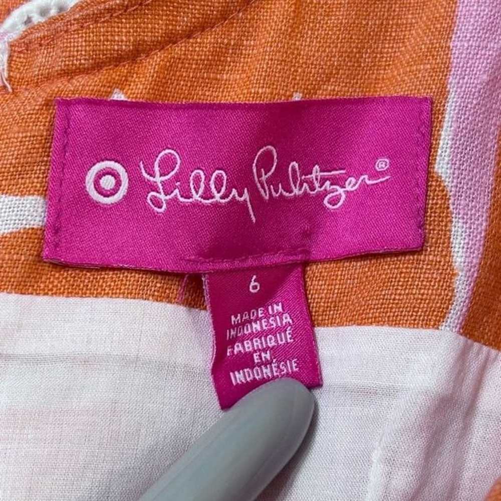 Lilly Pulitzer for Target Linen Shift Dress Giraf… - image 8