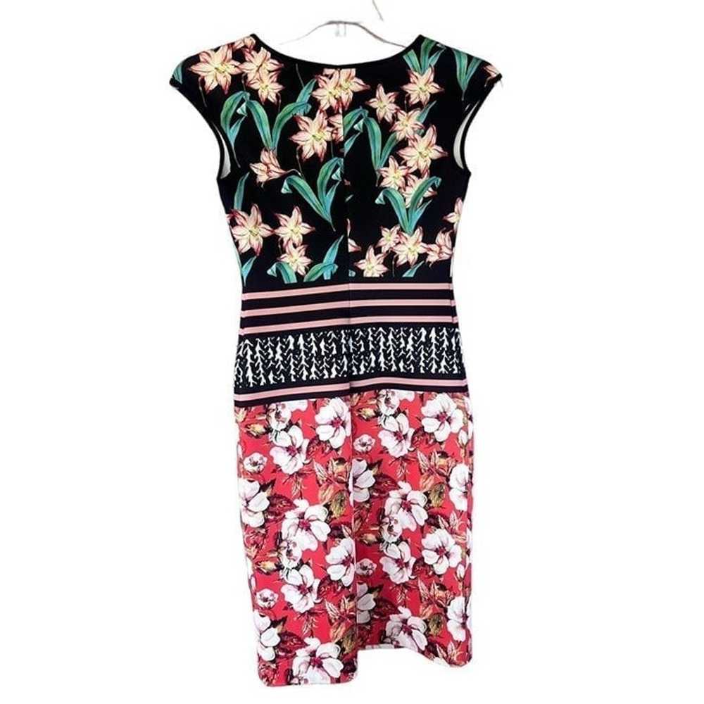 CLOVER CANYON neoprene bodycon midi dress Floral … - image 4