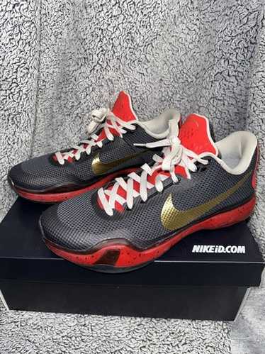シューズ(男性用) NIKE ID KOBE10 楽天市場】【 NIKE KOBE 10 'LIBERTY' / BLACK METALLIC SILVER