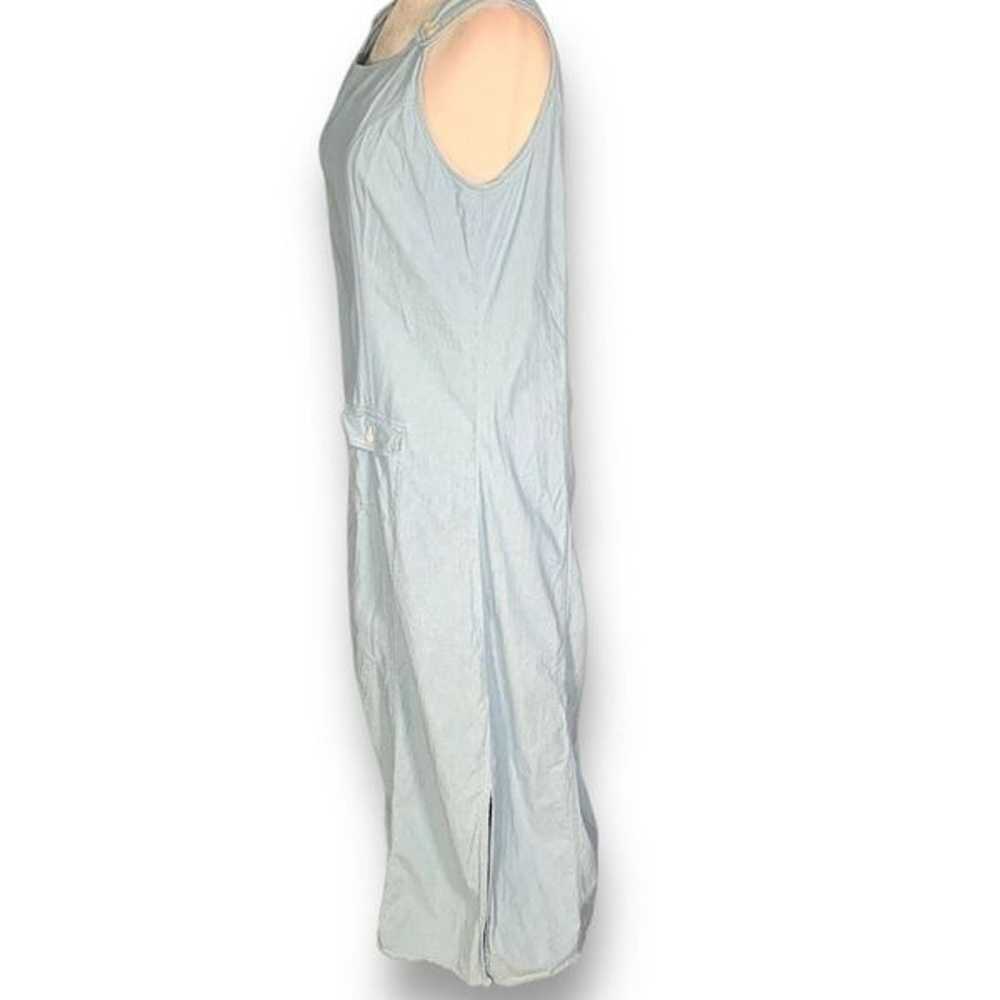 Vintage Denim & Co Dress Denim Pinafore Light Was… - image 4