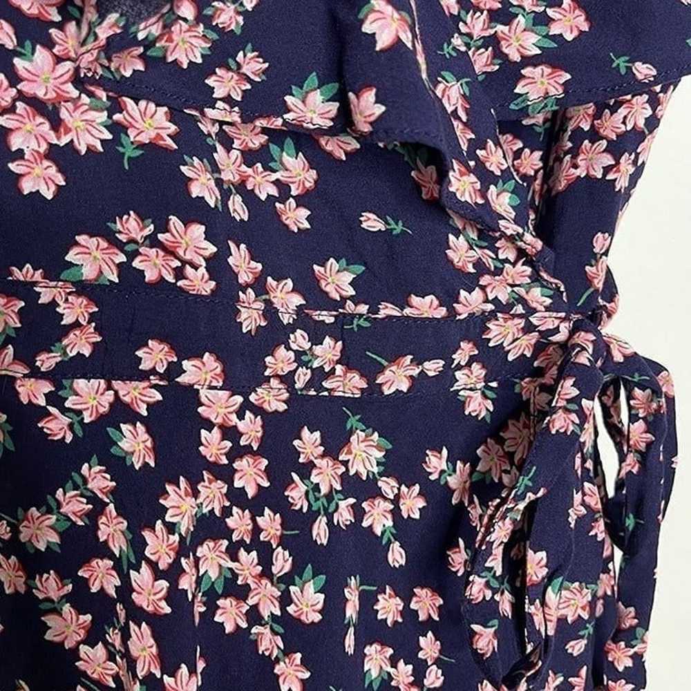 Draper James Flutter Floral Wrap Dress Size Medium - image 3