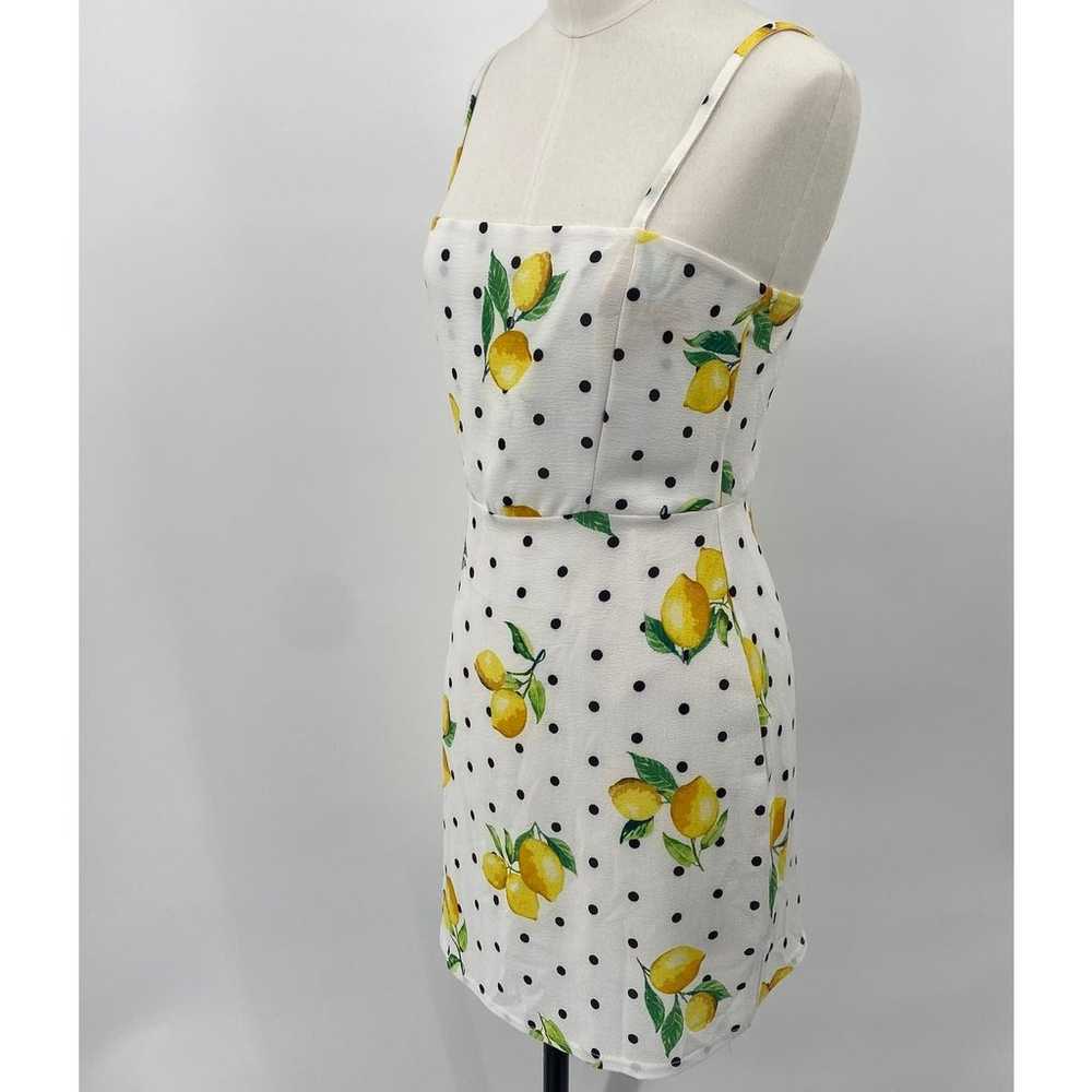 Nasty Gal Lemon Print Mini Dress Spaghetti Strap … - image 6