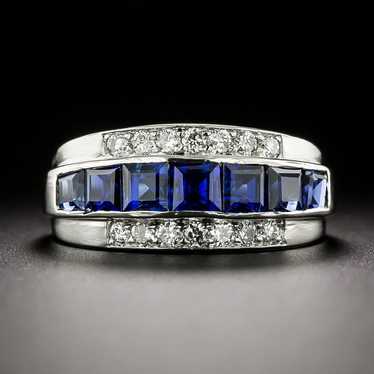 Tiffany & Co. Art Deco Sapphire and Diamond Band