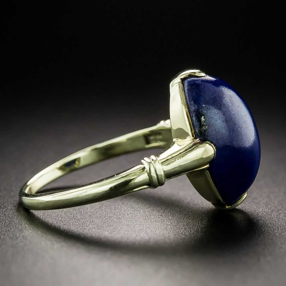 Solitaire Lapis Lazuli Ring by Jones and Woodland… - image 2