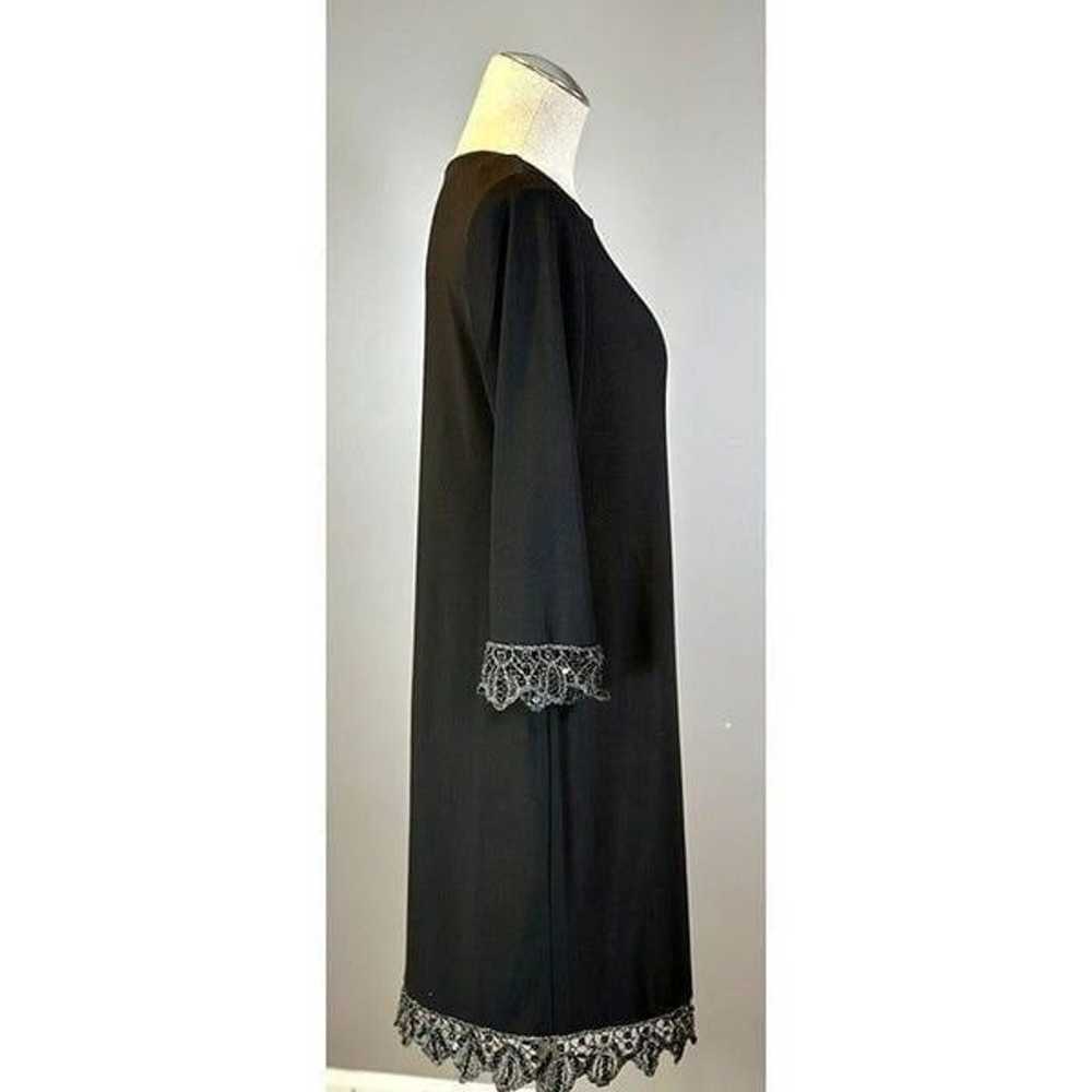 Tiana B Long Sleeve Shift Dress with Sequin Trim … - image 3
