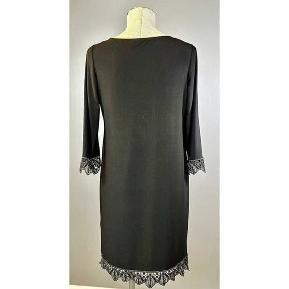 Tiana B Long Sleeve Shift Dress with Sequin Trim … - image 4
