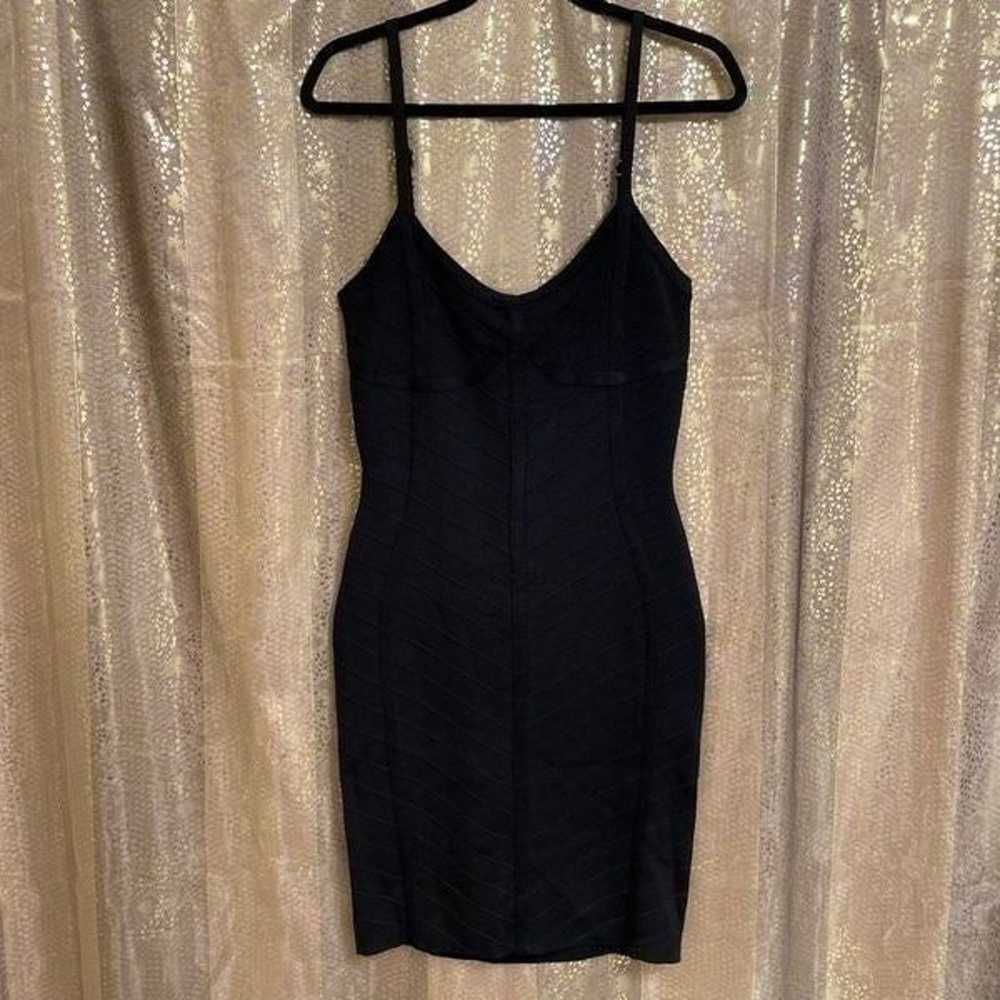GBG Los Angeles Black Bandage Bodycon Dress, XL - image 1