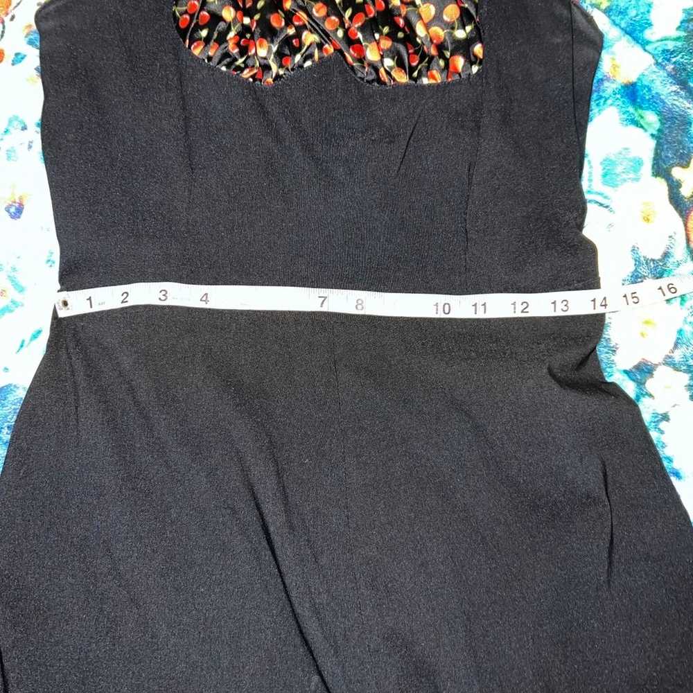 Bettie Page Cherry Pinup Retro Dress Size XL - image 6