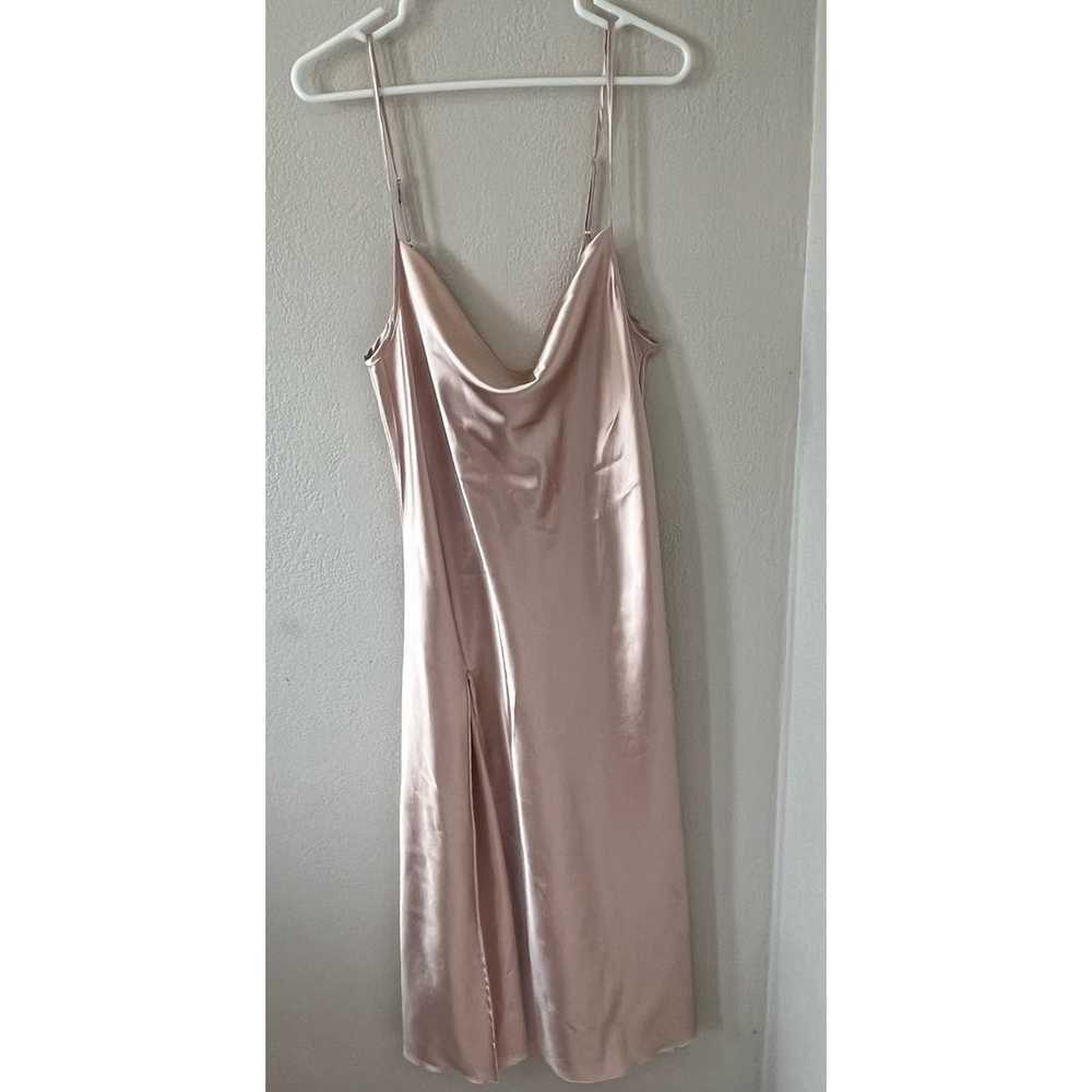 Champagne Pink Slip Dress Size XL - image 1