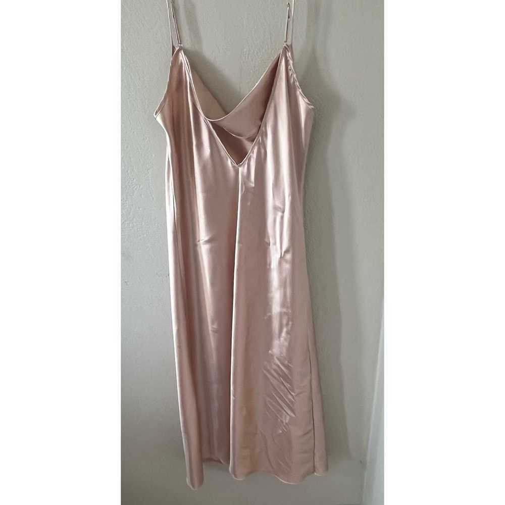 Champagne Pink Slip Dress Size XL - image 4