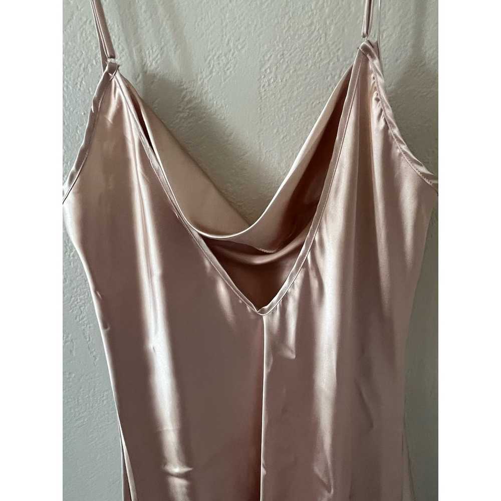 Champagne Pink Slip Dress Size XL - image 5
