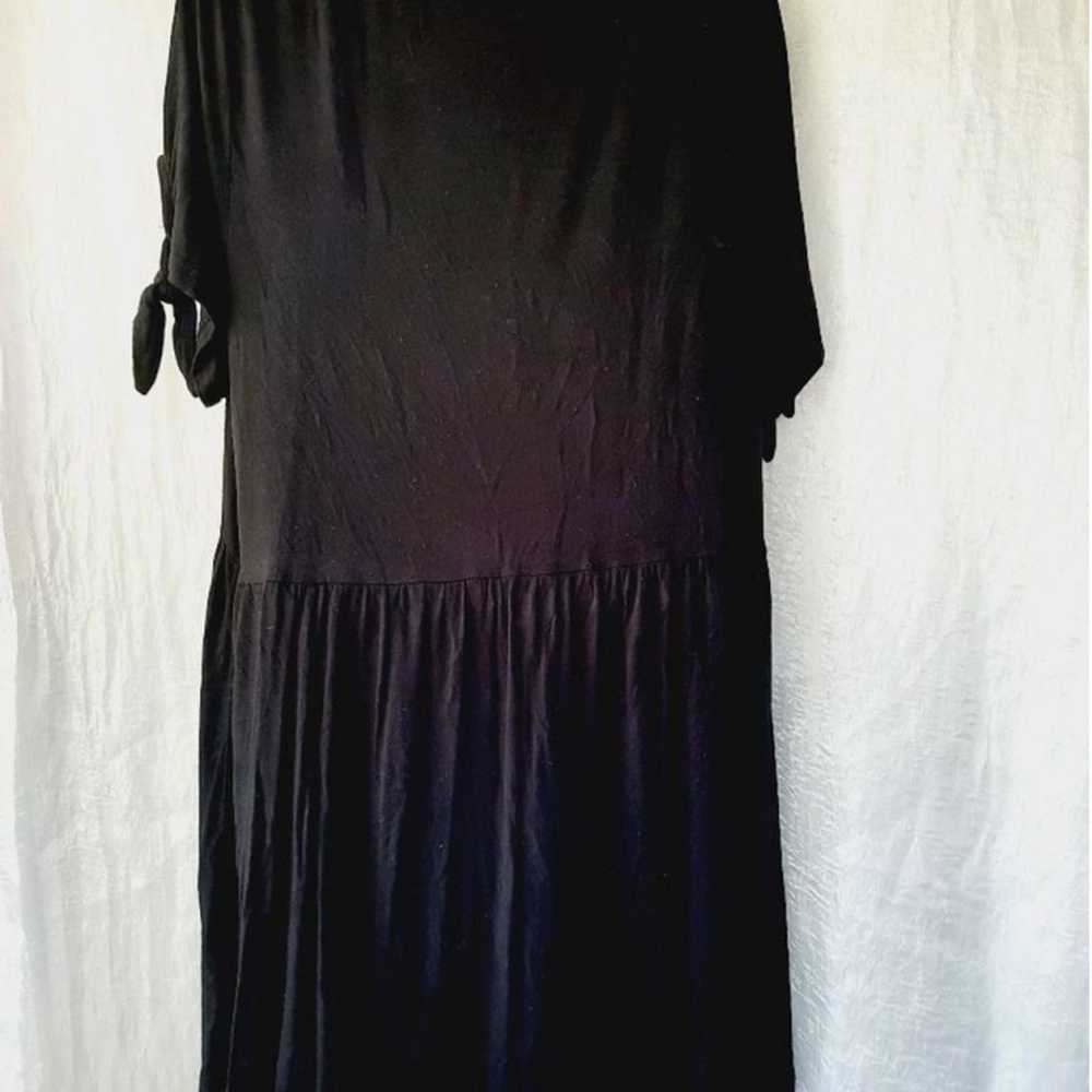 Women's Torrid Black Button Up Dress Size 2X - image 2