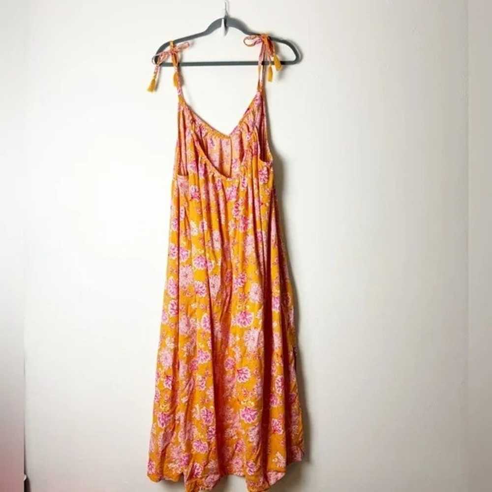 OLD NAVY • Women’s Orange/Pink Floral Cotton Blen… - image 2