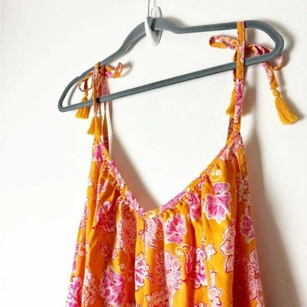 OLD NAVY • Women’s Orange/Pink Floral Cotton Blen… - image 3