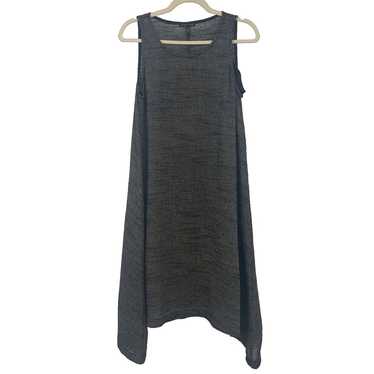 Eileen Fisher Small Swing Dress Sleeveless Black … - image 1
