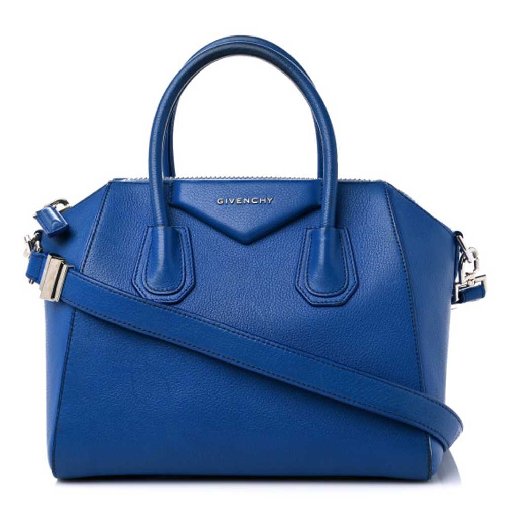 GIVENCHY Sugar Goatskin Small Antigona Indigo Blue - image 1