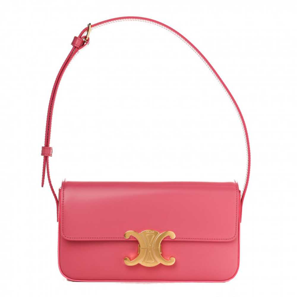 CELINE Shiny Calfskin Triomphe Flamingo - image 1