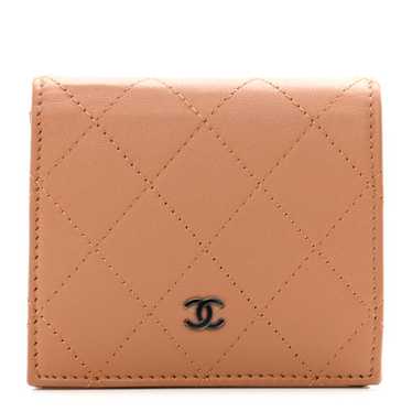 CHANEL Lambskin Quilted Wallet