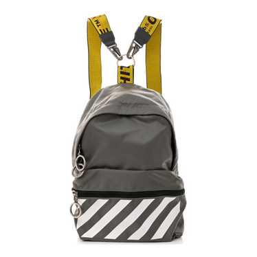 OFF-WHITE Nylon Mini Binder Backpack Grey - image 1