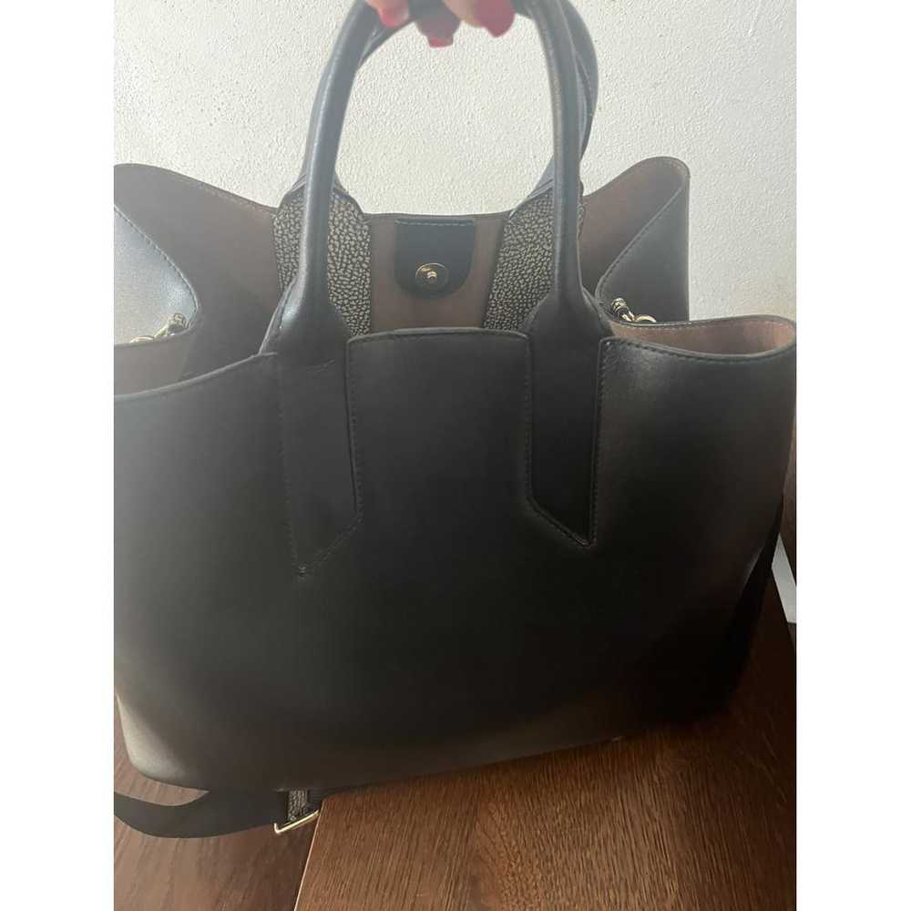 Borbonese Leather tote - image 5