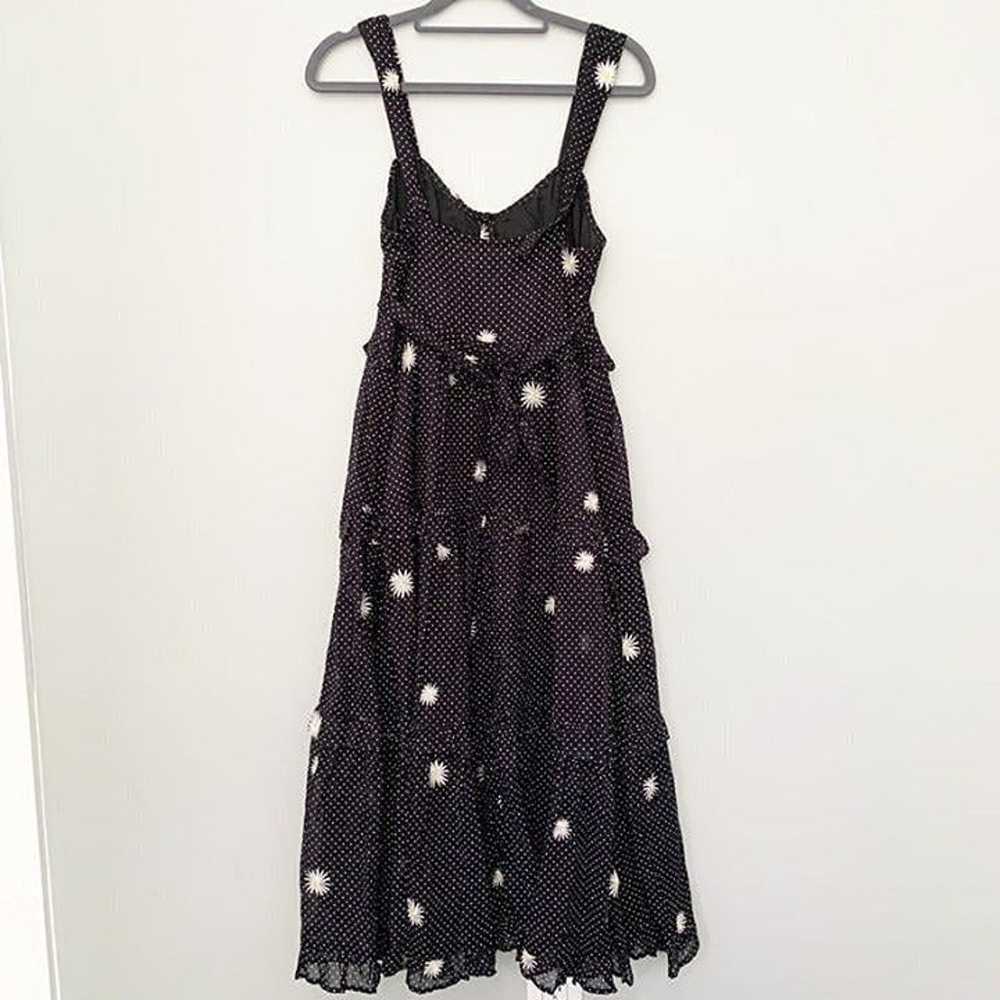 Free People Daisy Chain Polka Dot Embroidered Mid… - image 4