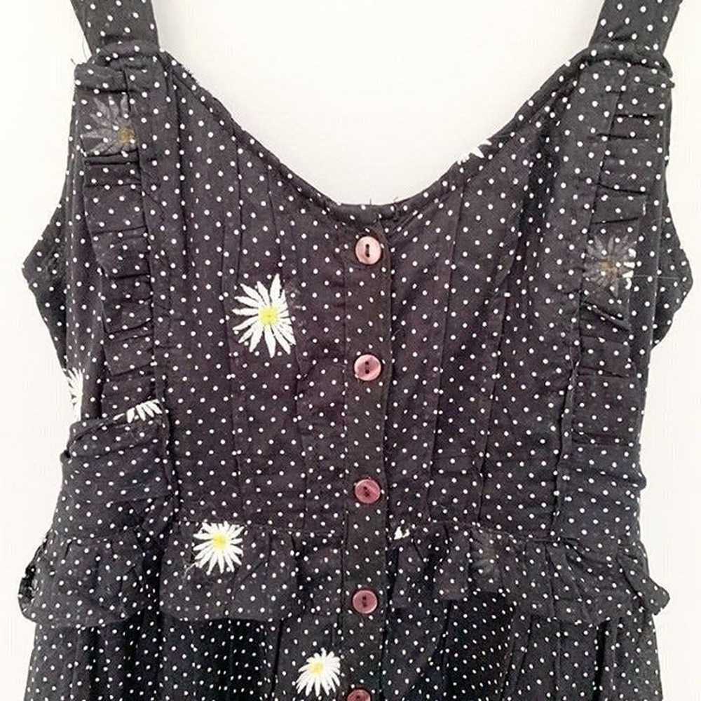 Free People Daisy Chain Polka Dot Embroidered Mid… - image 7