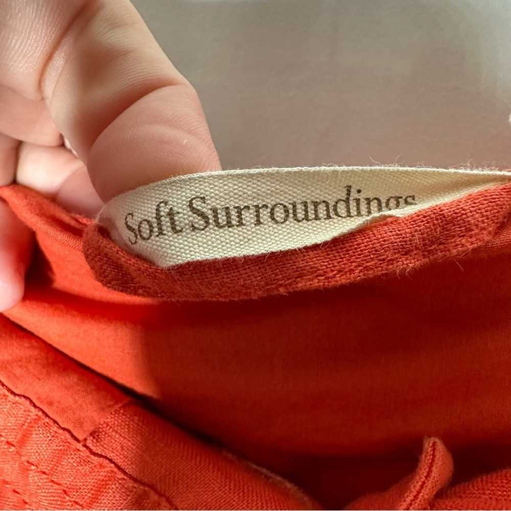 SOFT SURROUNDINGS Linen Raissa Crop Jumpsuit in M… - image 3